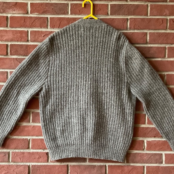 Environmental Clothing Co. Heavy Men’s Grey Wool Cardigan Size L Made in USA NEW - Picture 3 of 12